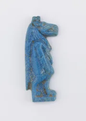 Amuletti: Thoureisin hahmo, mahdollisesti Ptolemaioksen aika, 305-30 eKr. (savi)